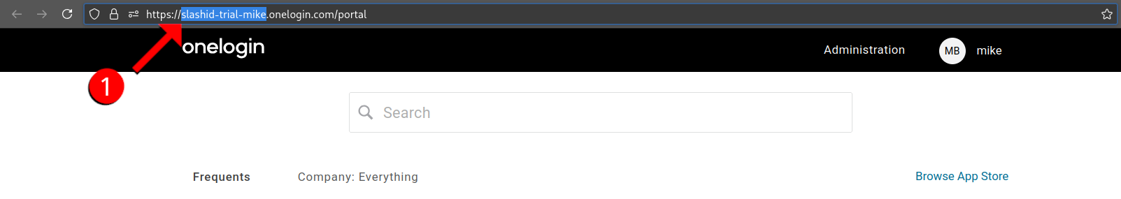 copy the subdomain